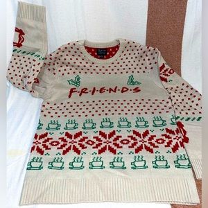 NWOT Friends Christmas Sweater Men’s Size L